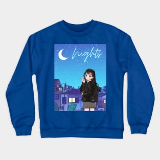 Cute Anime Girl Tshirt Crewneck Sweatshirt